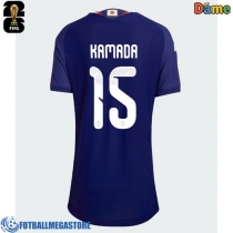 Fotballdrakt Dame Japan Daichi Kamada #15 Hjemmedrakt VM 2026 Kortermet